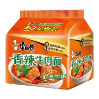 康师傅 香辣牛肉面【经典款5包】
