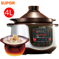 苏泊尔（SUPOR)TG40YC1-60电炖锅煲汤锅养生锅中华炽陶4L可预约直炖功能;定时功能;显示屏功能;保温功能