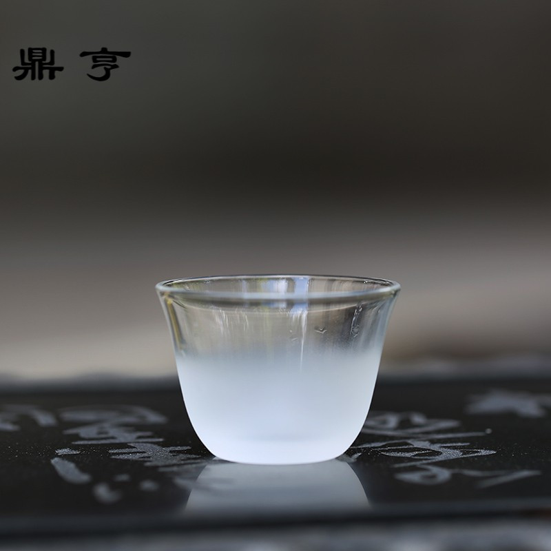 鼎亨日式手工整套功夫茶具云雾耐热玻璃盖碗公道杯品茗杯礼盒套装