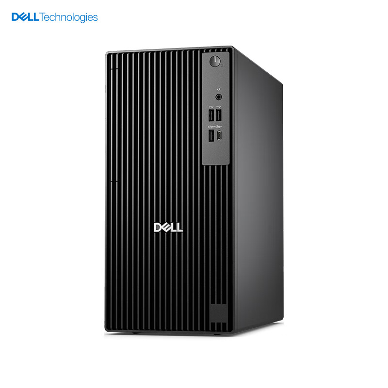 戴尔dell Pro Tower QCT1250 企业级高端商用办公绘图设计台式机电脑主机 定制I7-14700 16G内存 2T机械+512G固态 集成显卡