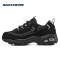 斯凯奇(Skechers)女鞋2023秋季新款黑武士运动鞋厚底增高老爹鞋经典复古透气休闲鞋 66666179-BBK 3