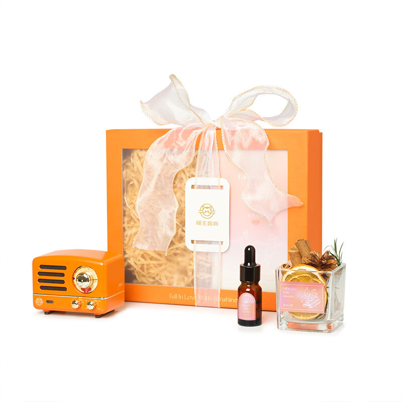 猫王音响 小王子OTR便携式蓝牙音箱可爱复古迷你小音响家用金属低音炮 爱乐之橙 七夕情人节礼物送女友高清大图