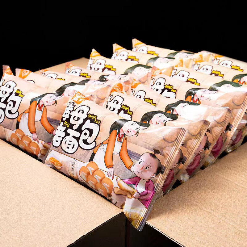 七点食分酵母老面包120g/袋奶香手撕零食营养早餐糕点6-96个
