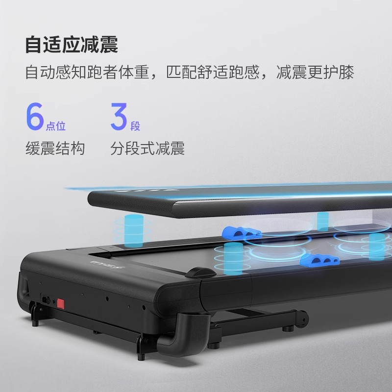 舒华跑步机精灵家用小型室内全折叠减震爬坡家用款跑步机专用旗舰店t369高清大图