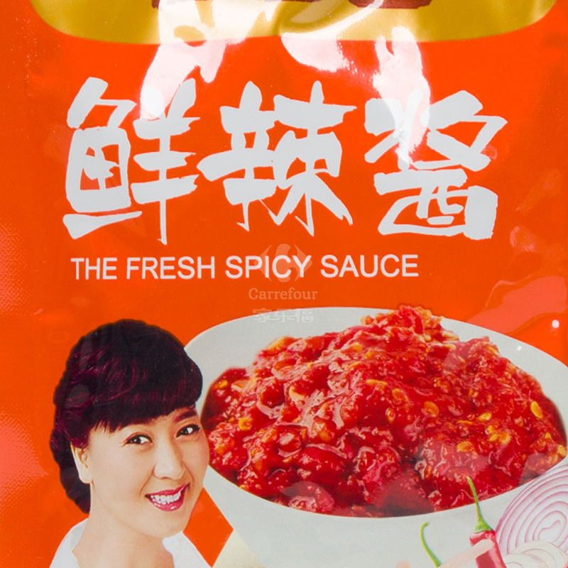 佐香园 鲜辣酱 125g 正宗大酱 黄豆酱 蘸菜拌饭拌面豆瓣