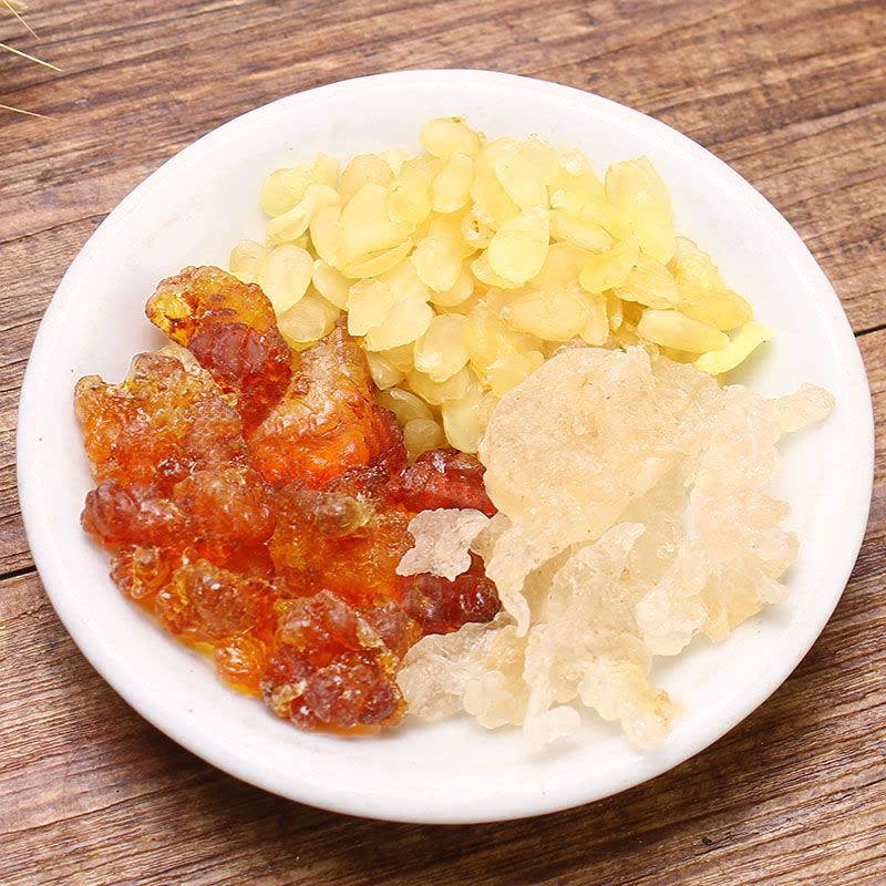 敏昂(M)桃胶双荚皂角米雪燕组合 450克 天然胶原蛋白独立小包装泡茶煮汤图片