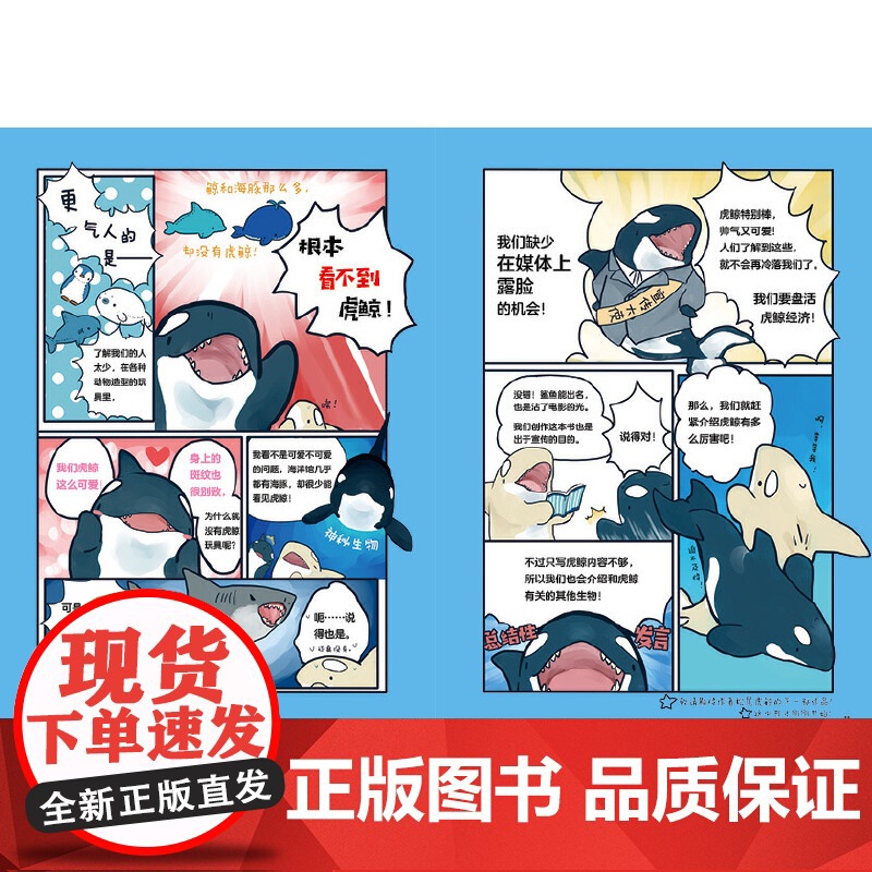 海洋里的大明星(以虎鲸这个大家既知道又不是特别了解的海洋动物为线索,引出了其他不同的海洋动物。海洋科普系列)高清大图