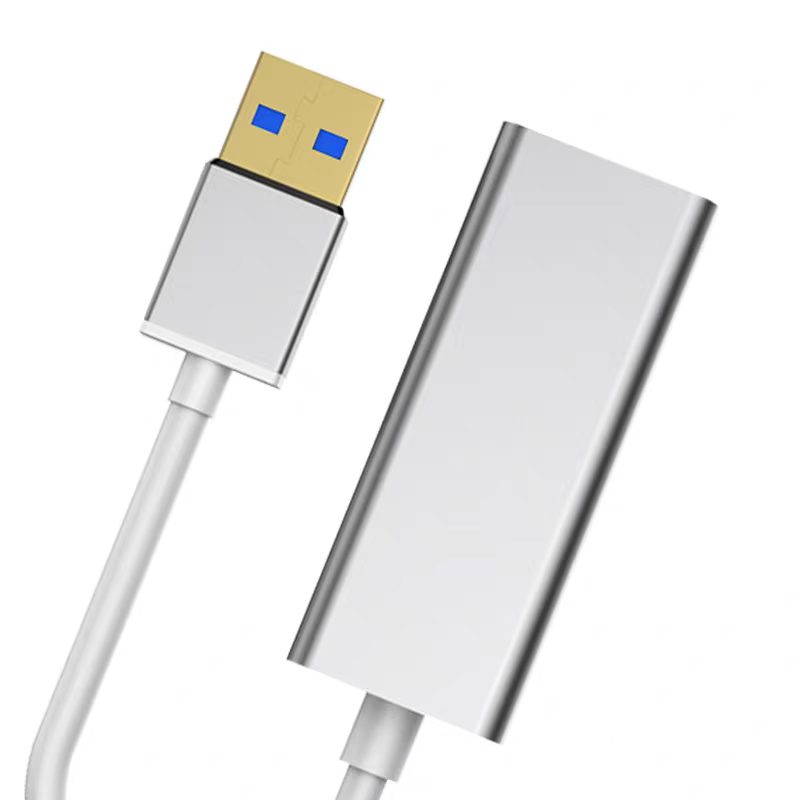 迅乘 ZJK-01 网络转接头 USB转RJ45千兆网口 1个高清大图