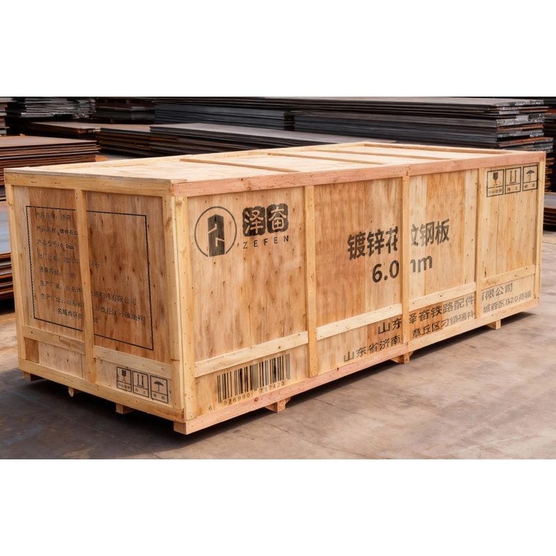 泽奋 镀锌花纹钢板 6.0mm 千克高清大图
