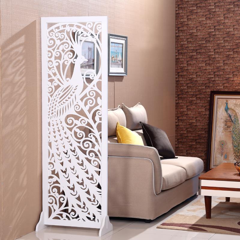 屏风隔断折屏玄关现代时尚客厅雕花镂空柜门办公桌酒店镂空