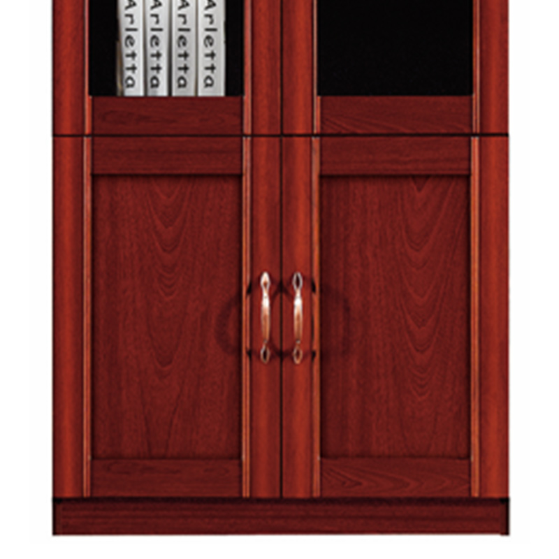 中豫鑫泽 ZYXZ4052405木质文件柜油漆贴木皮资料柜书柜 二门高清大图