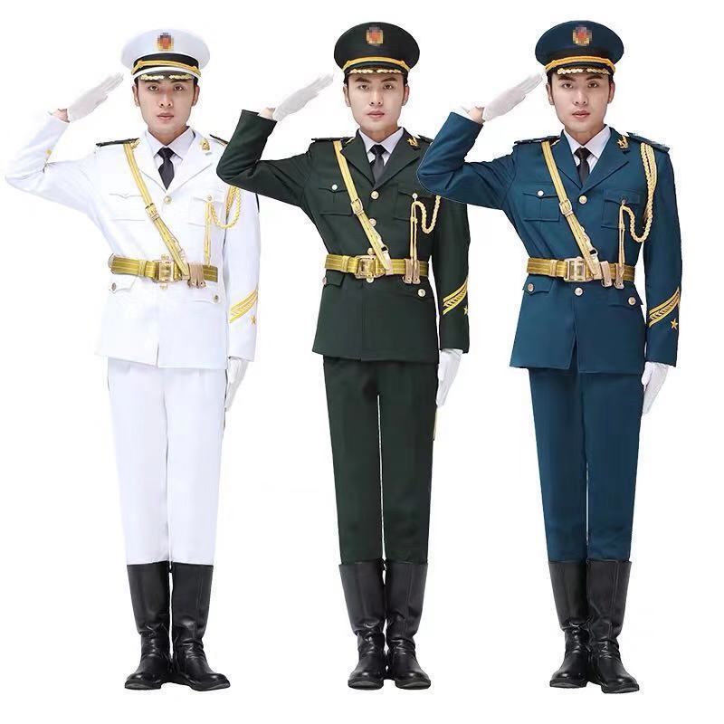 表演队队服海军队服11件套视频