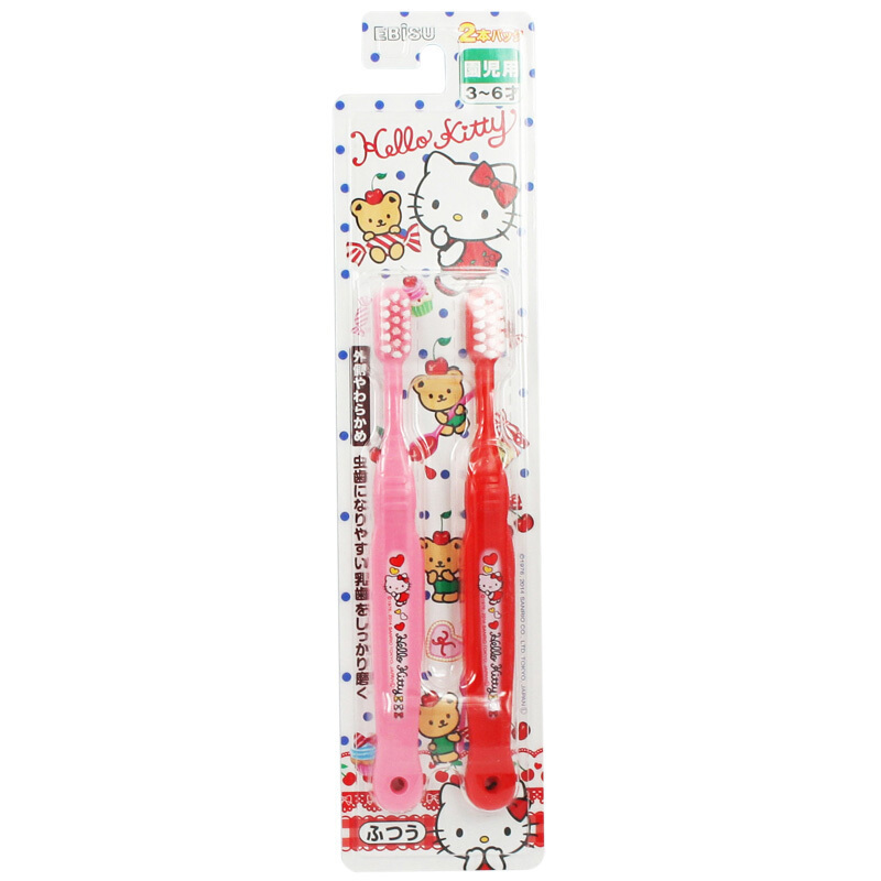 惠百施 HELLO KITTY 卡通凸纹牙刷 3岁以上