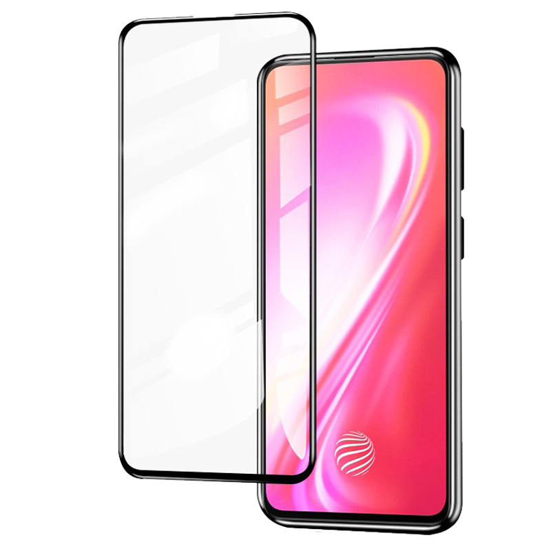 vivos1pro丝印全屏钢化膜黑色