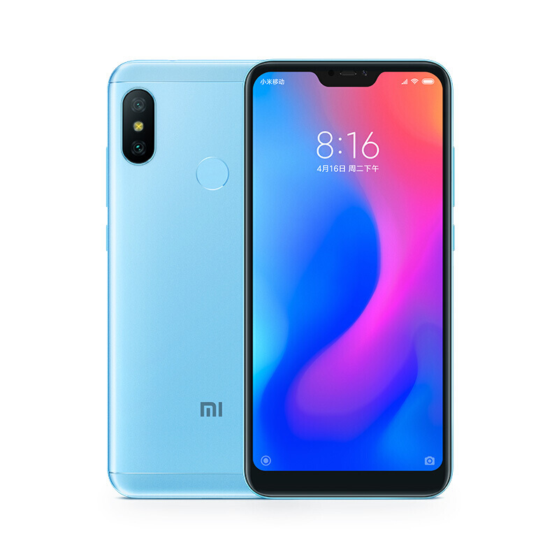 Xiaomi/小米 红米6 Pro 4GB+64GB 巴厘蓝 移动联通电信4G全网通手机