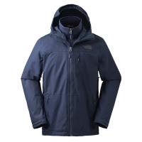 北面（The North Face）18秋冬新品防水保暖户外男抓绒三合一冲锋衣|3KT3 蓝色/H2G XXL L175/100A 蓝色H2G