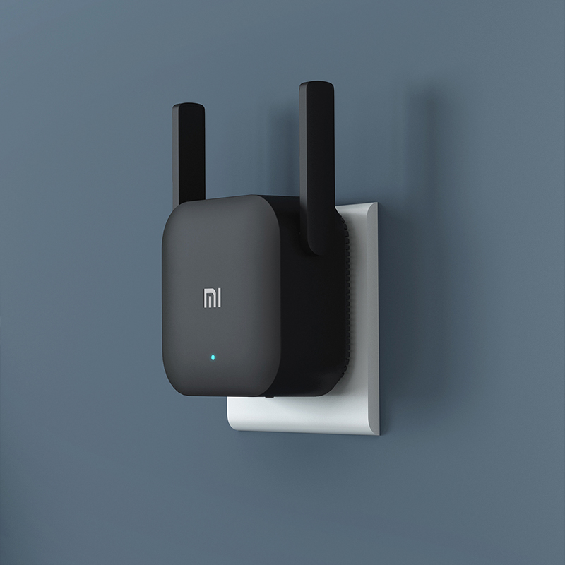 小米(mi) 家用无线WiFi放大器Pro网络扩展器 黑色高清大图