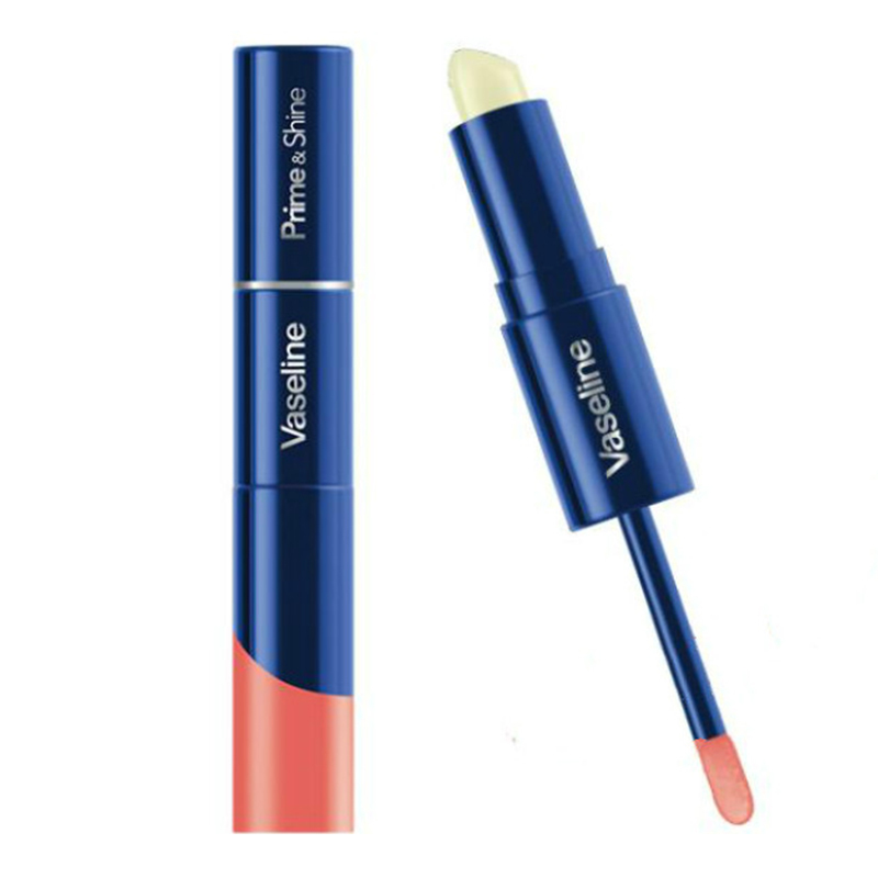 凡士林(VASELINE)焕彩双头润唇釉真我裸粉色 3.2g[联合利华]