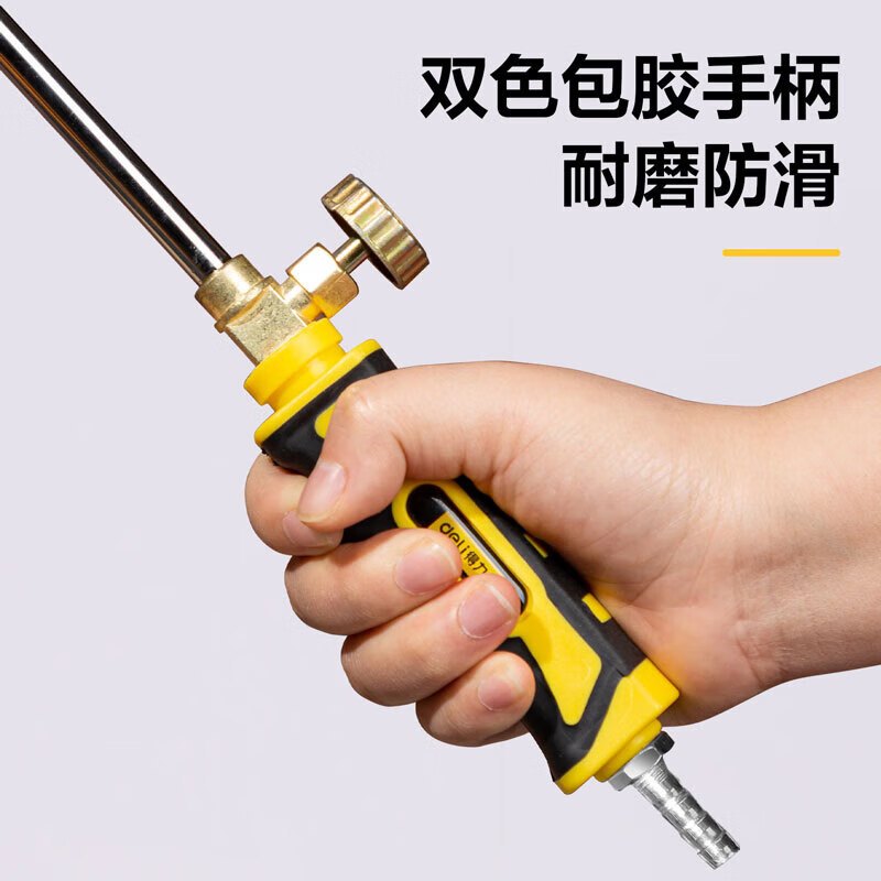 得力 DL415235A电子打火喷火枪(银)35型单开