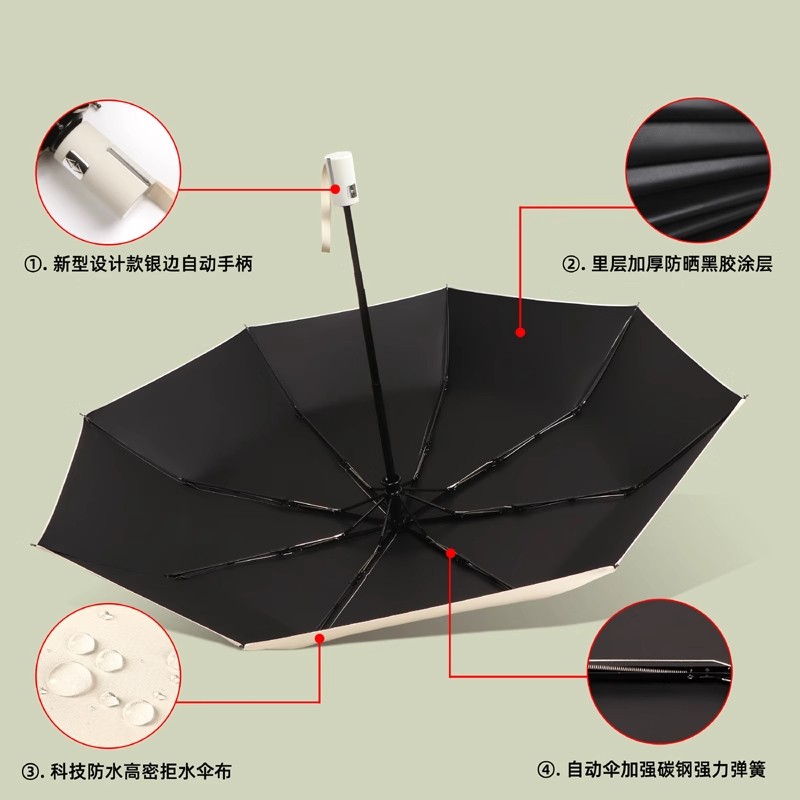 点时诚鑫 晴雨伞两用男士女加大号加厚加固 个高清大图