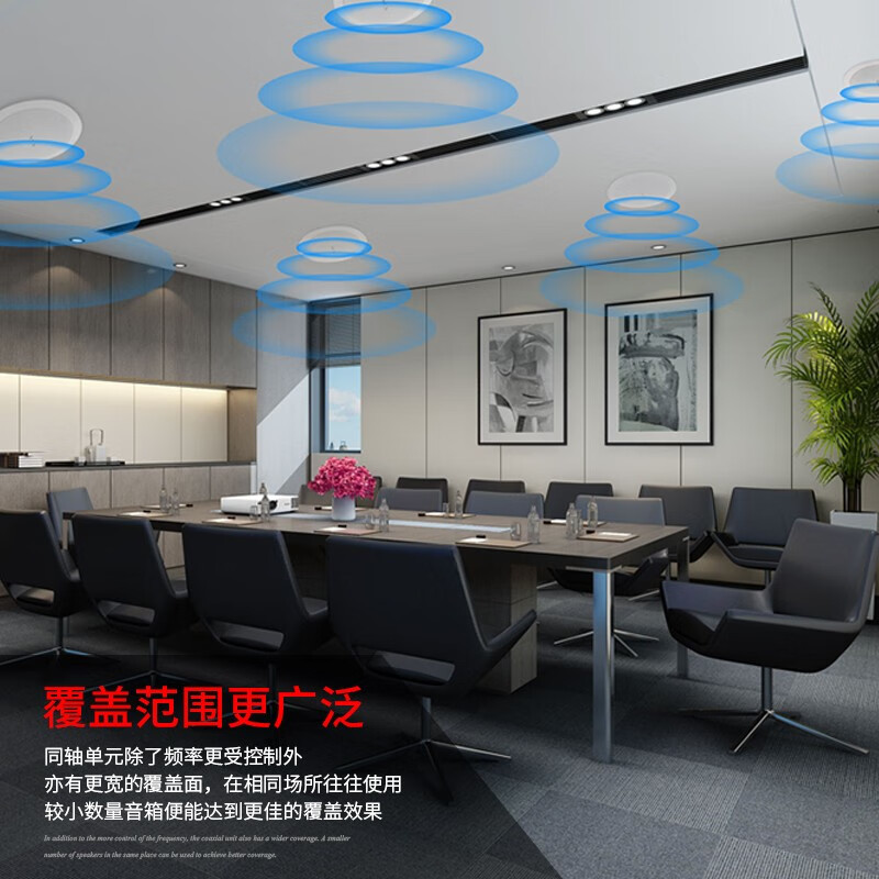 狮乐 (SHILE)BX-308背景音乐天花音响系统 无源吸顶音箱8英寸定阻式40W同轴喇叭(需要搭配功放使用)
