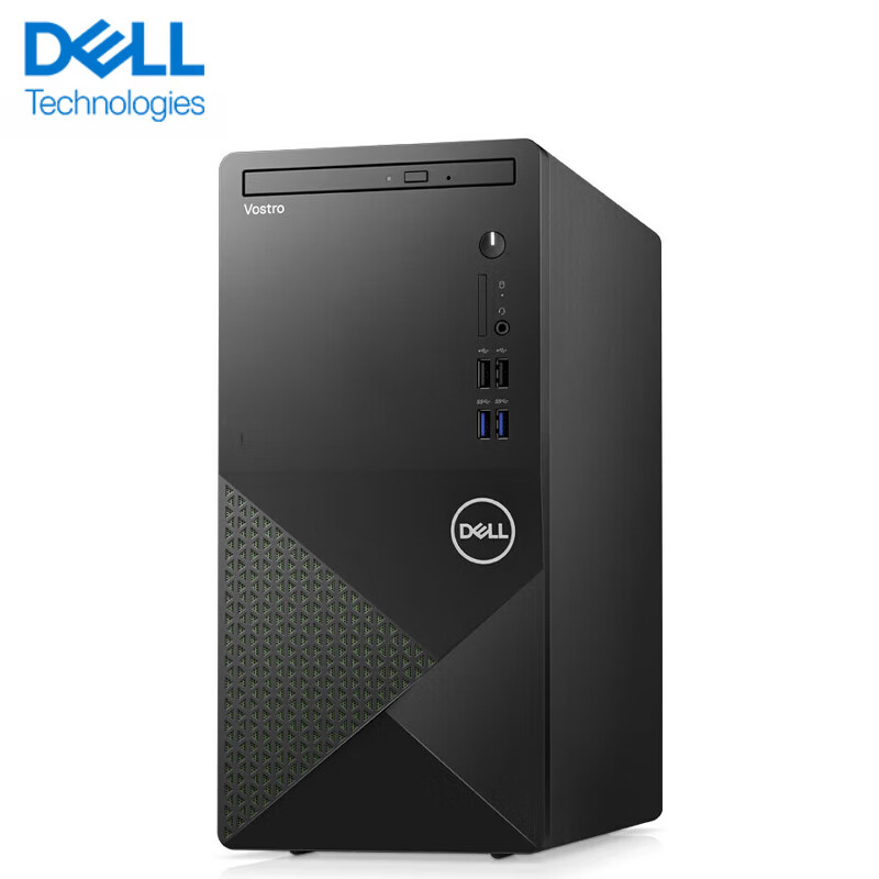 戴尔(DELL)成就3910 商务办公电脑 商用台式机电脑主机(i3-12100 8G 512GB固态硬盘 WiFi蓝牙 三年上门)