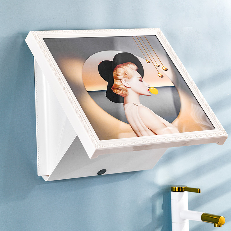 家佰利浴室壁画折叠收纳柜壁画收纳箱洗澡放衣服置物架卫生间储物柜子