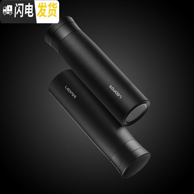 三维工匠茶水分离保温杯大容量男士磨砂商务泡茶杯水杯鼠年杯子 磨砂黑500非洲雄狮图片