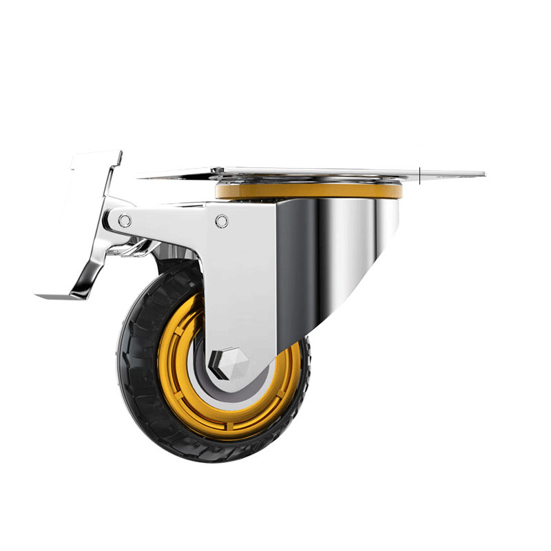 鑫睿辉 橡胶刹车轮 5寸 个高清大图