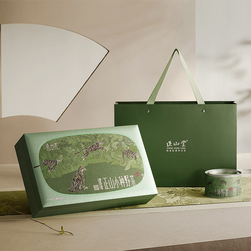 正山堂茶业宋风雅韵正山小种野茶礼盒装特级红茶叶正宗送礼100g