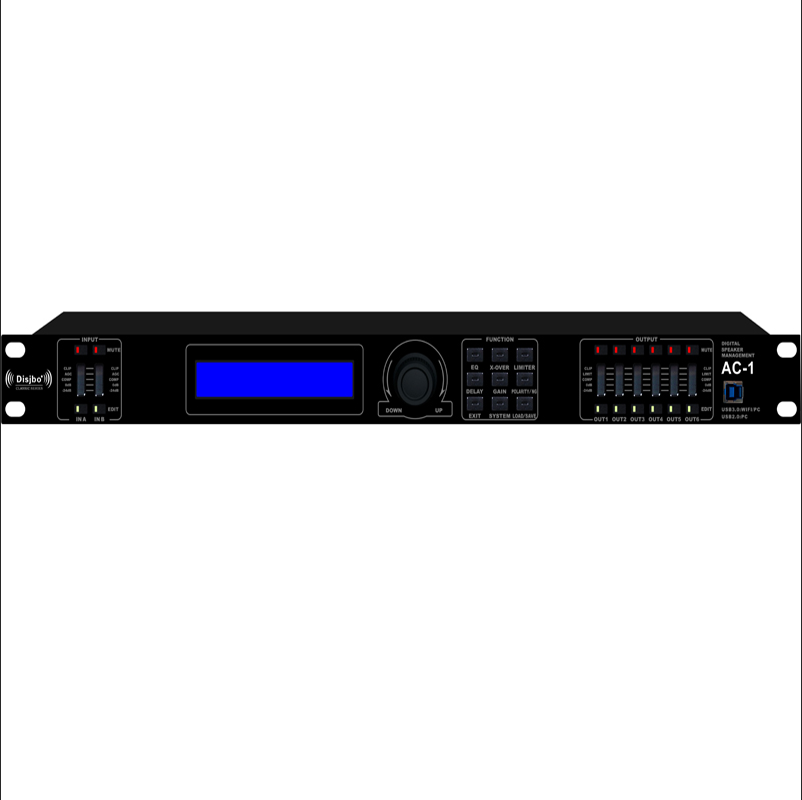 迪玠宝(DISJBO)AC-1 2进6出数字音频处理器 舞台会议高清大图