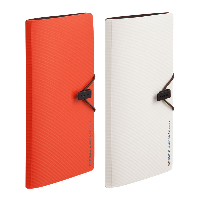 齐心(comix)A7628 30枚商务名片册 名片本名片夹 卡片册 卡片袋 名片盒 名片薄 办公收纳用品高清大图