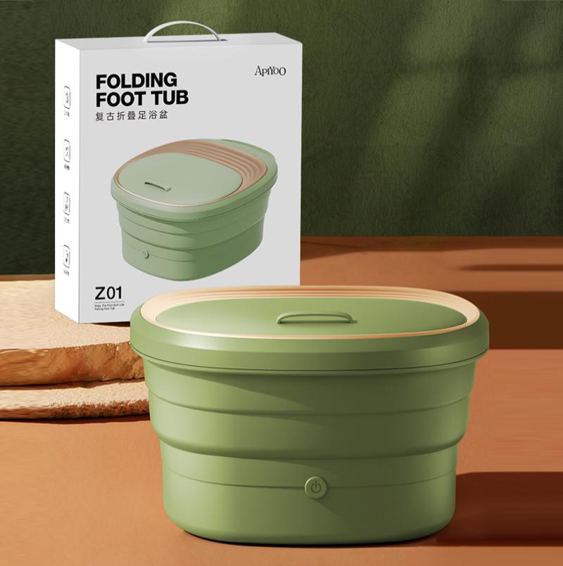 艾优 复古折叠足浴盆 -Z01