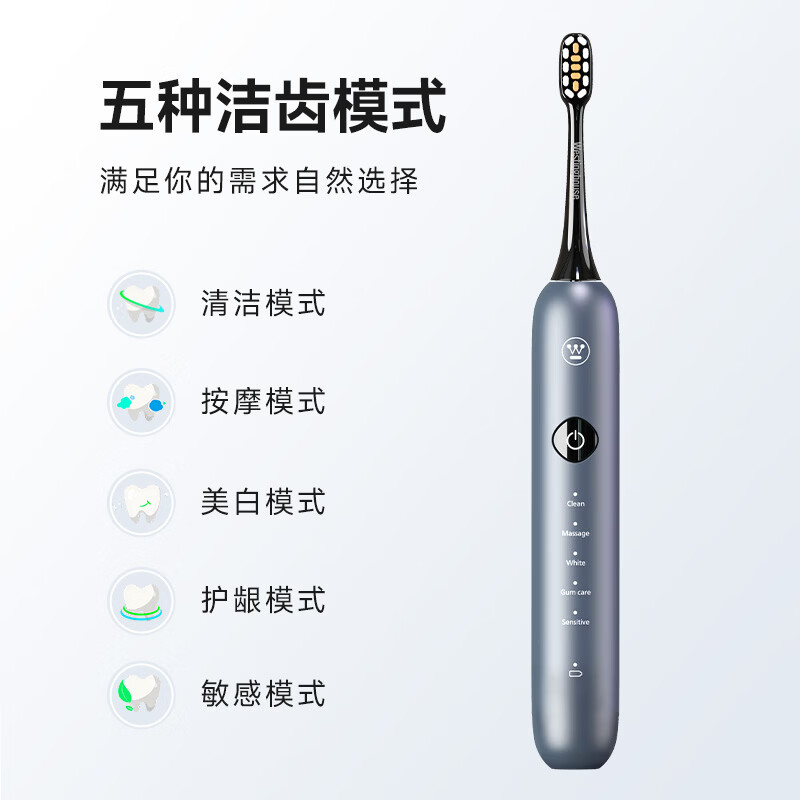 西屋M1套装冲牙器电动牙刷软毛防水便携高清大图