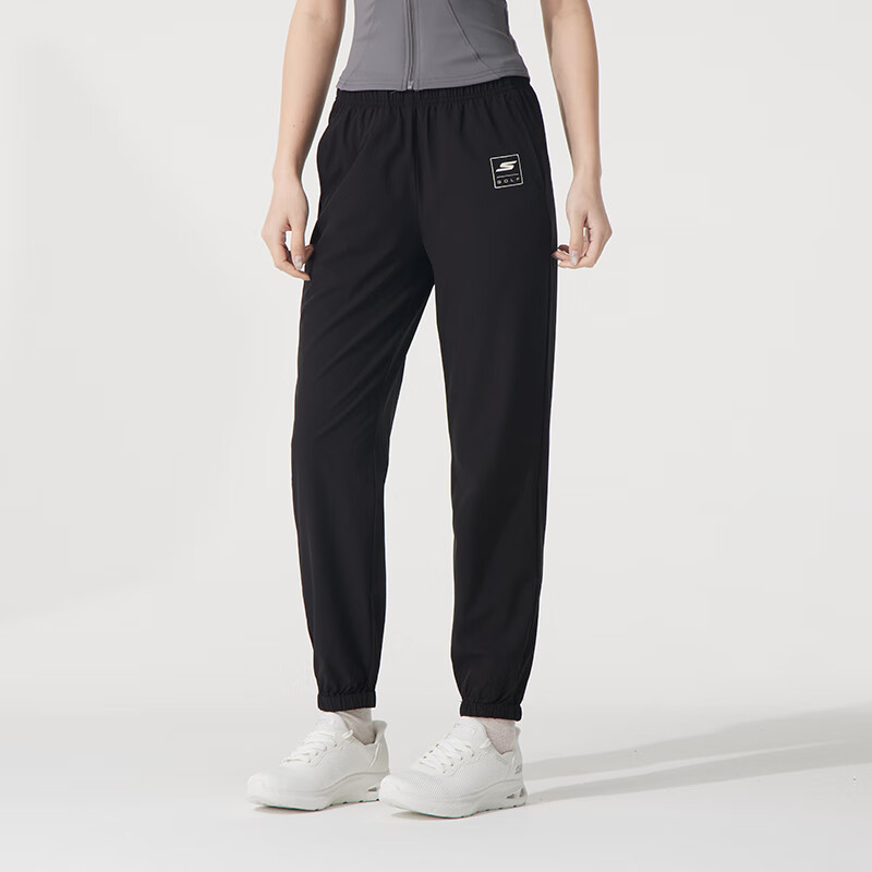 斯凯奇（Skechers）女裤新款运动裤跑步健身训练舒适透气潮流时尚休闲长裤P225W305-03K8 ZP高清大图
