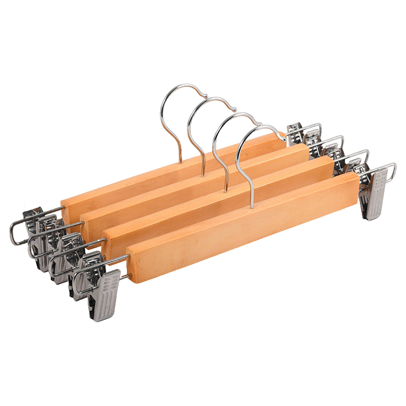 围达 高档实木裤夹 实木本色33cm 组高清大图