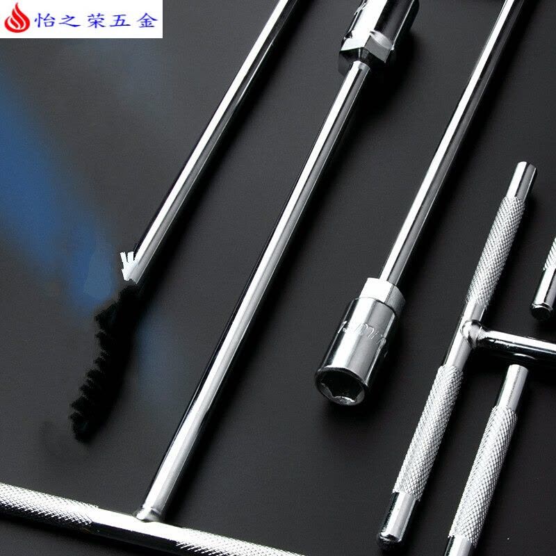 t型套筒扳手 丁字外六角扳手加长摩托车维修工具8-17mm8号套桶 19mm-T型扳手图片
