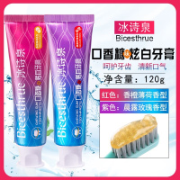 【抖音网红推荐】冰诗泉口香糖牙膏*2支洁白牙齿水果味清新口气高颜值口香牙膏减轻牙渍