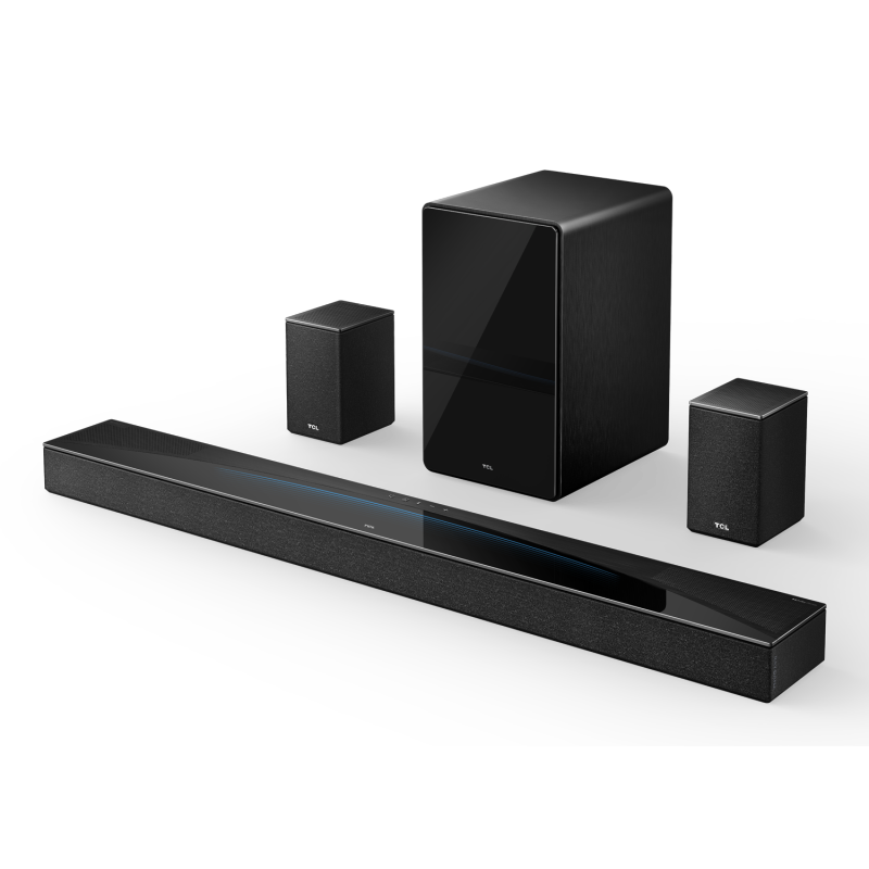 回音壁音响Q85H Pro 7.1.4物理环绕声道全向声弧 T和弦家庭影院电视长条蓝牙音箱+低音炮+卫星音箱套装高清大图