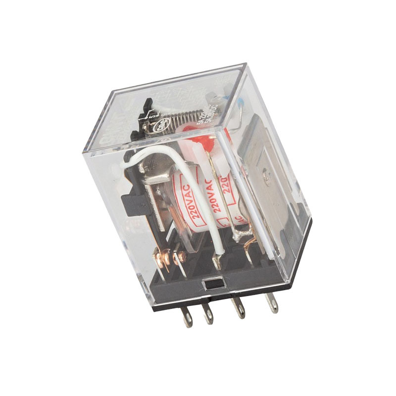 正泰 小型中间继电器JZX-22F(D)/2Z 8脚(继电器+底座) 直流DC 12V