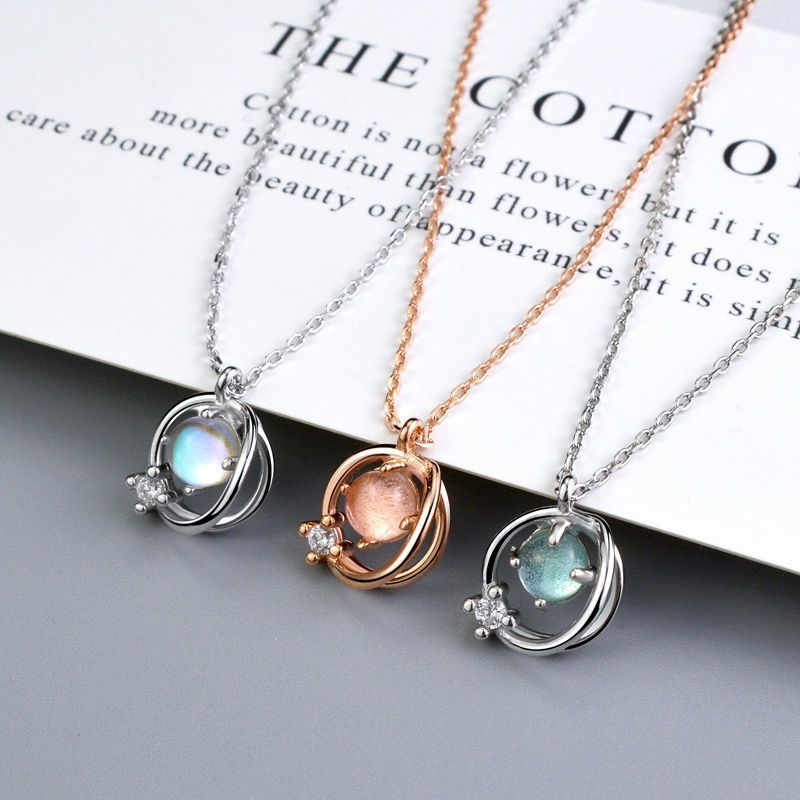 女学生闺蜜项链好姐妹三人项链钥匙星球吊坠锁骨链ins生日礼物闺蜜