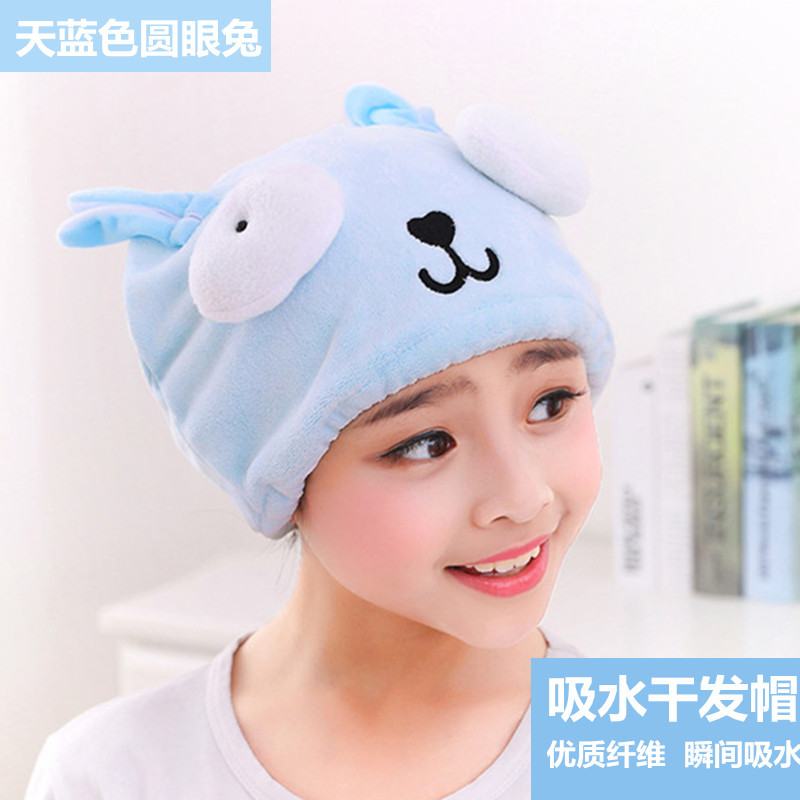 护耳小女孩儿童浴帽 防水洗澡帽洗宝宝女童加厚3-5-7岁可爱 三维工匠 亲子装小猪