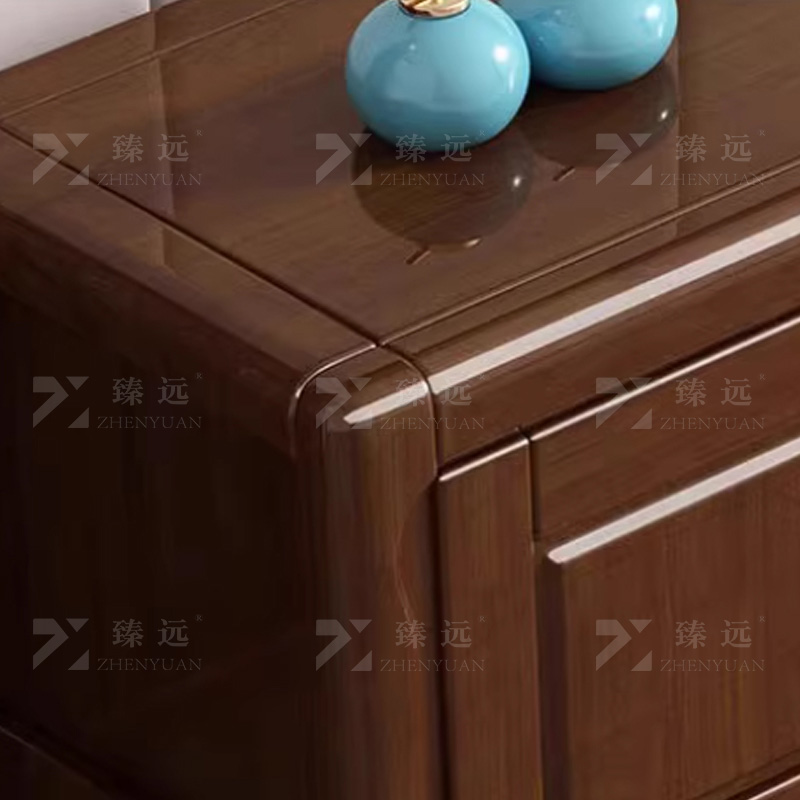 臻远 ZY-DSG-005 简约实木电视柜可伸缩电视柜高清大图