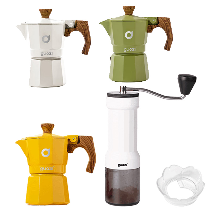 果兹摩卡壶套装35ml单阀豆仓30gGZ-F05A(颜色随机)