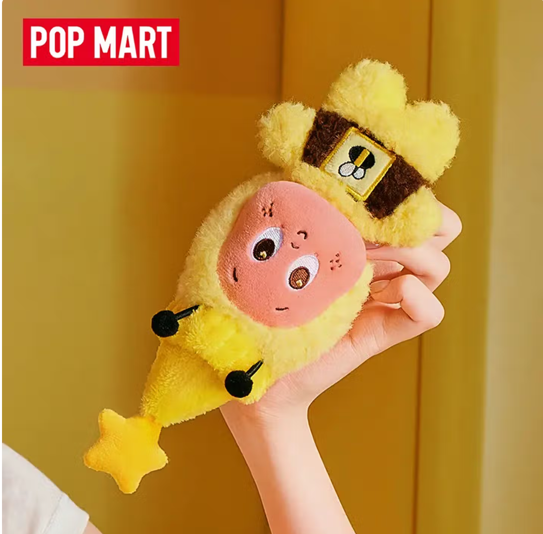 泡泡玛特(POP MART)欢迎来到月球表面系列 星星人 蜂蜜毛绒挂件 潮流衍生品高清大图