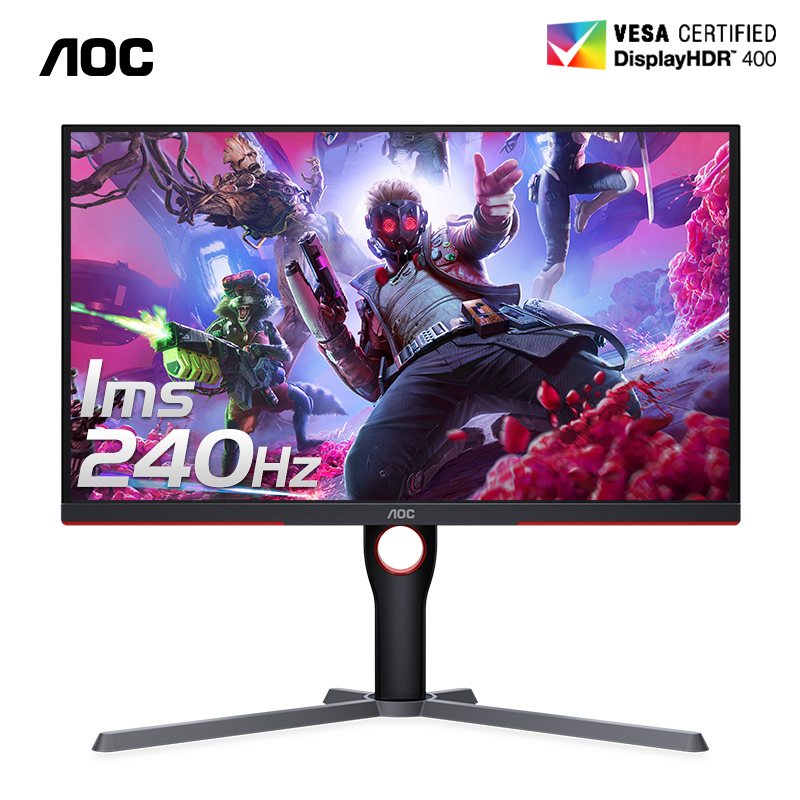 AOC25英寸240HZ电竞显示器1MS台式144HZ电脑显示屏24IPS屏幕25G3Z