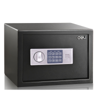 得力(deli) 92620 保险柜 高25cm小型入墙入柜保险箱 办公家用电子密码保管箱