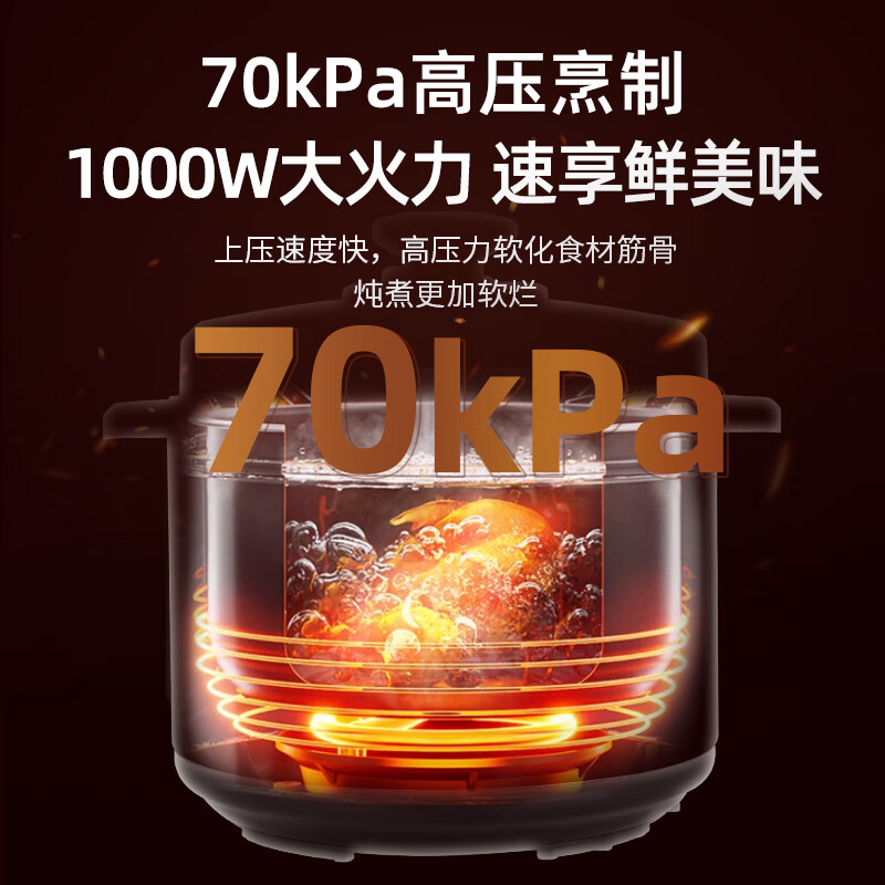 爱仕达 多功能 电压力锅 AP-Y50E907高清大图