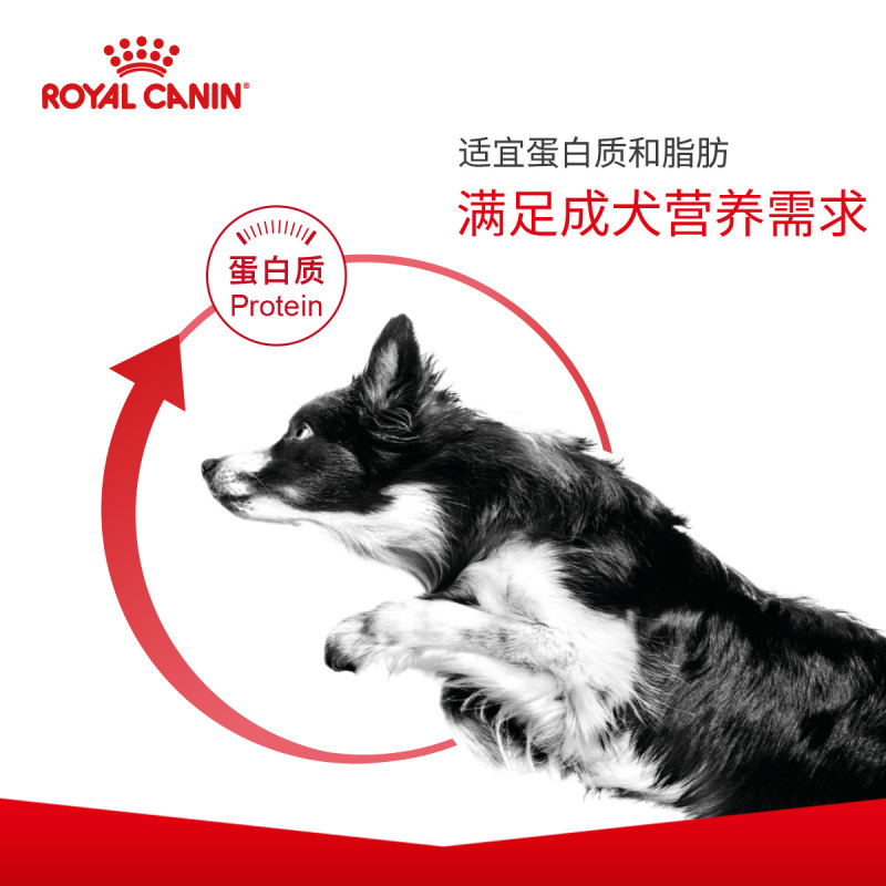 皇家狗粮 CC优选成犬粮8KG狗干粮犬主粮全犬通用狗粮