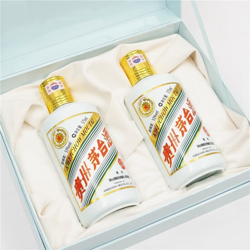 [仅限部分城市]53%vol 375ml×2贵州茅台酒(癸卯兔年)预约资格